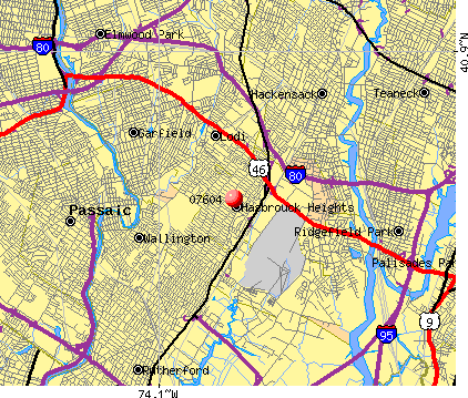 Hasbrouck Heights, NJ (07604) map