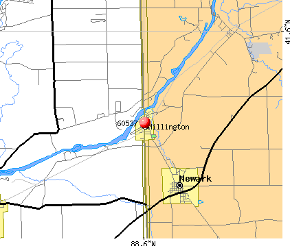 Millington, IL (60537) map