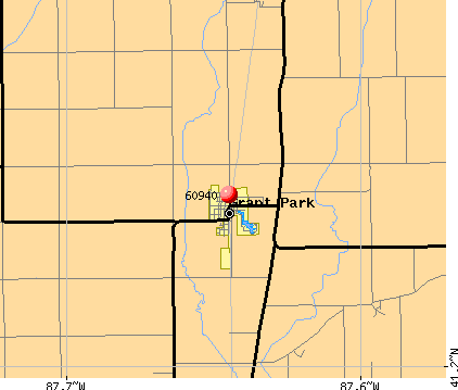 Grant Park, IL (60940) map