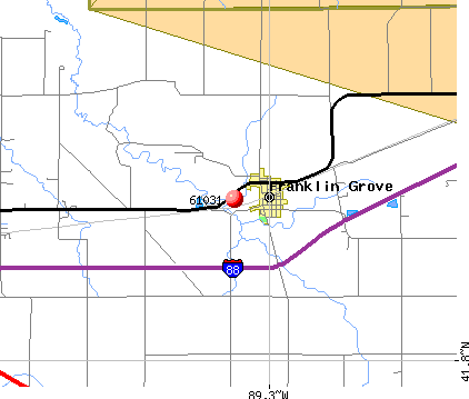 Franklin Grove, IL (61031) map