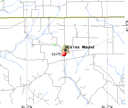 Scales Mound, IL (61075) map