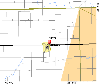 Shannon, IL (61078) map