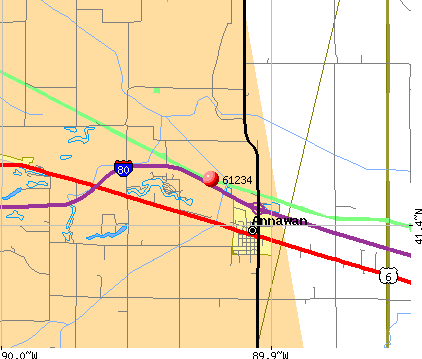 Annawan, IL (61234) map