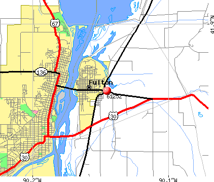 Fulton, IL (61252) map