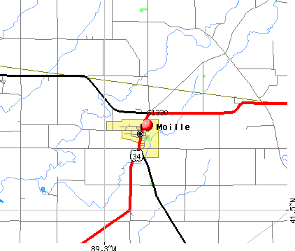 La Moille, IL (61330) map