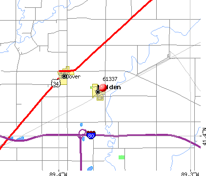 Malden, IL (61337) map