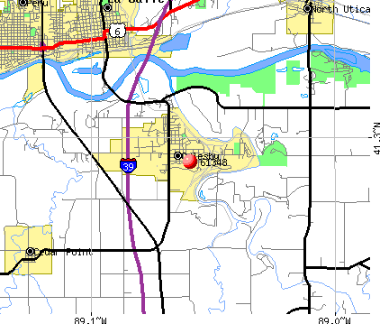 Oglesby, IL (61348) map