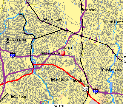 Saddle Brook, NJ (07663) map