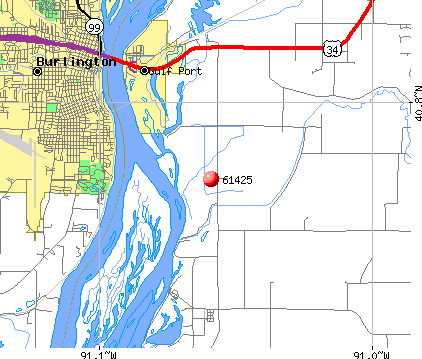 Gulf Port, IL (61425) map