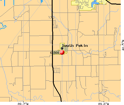 South Pekin, IL (61564) map