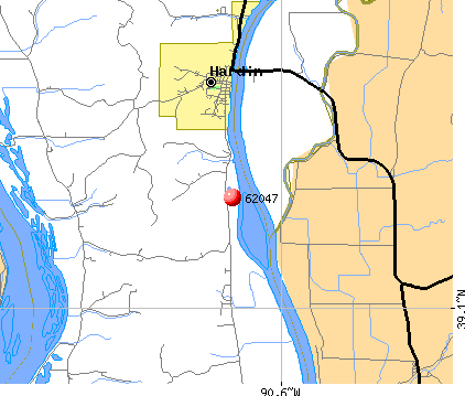 Hardin, IL (62047) map