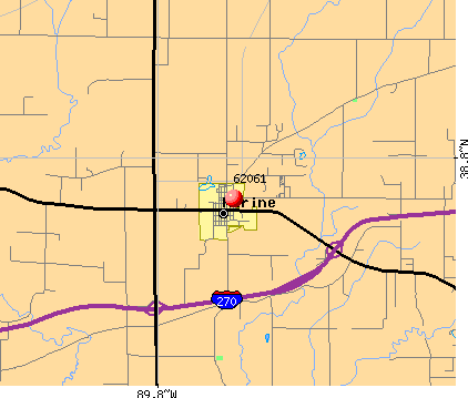 Marine, IL (62061) map