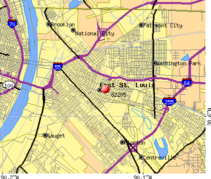 62205 Zip Code (East St. Louis, Illinois) Profile - homes, apartments, schools, population ...