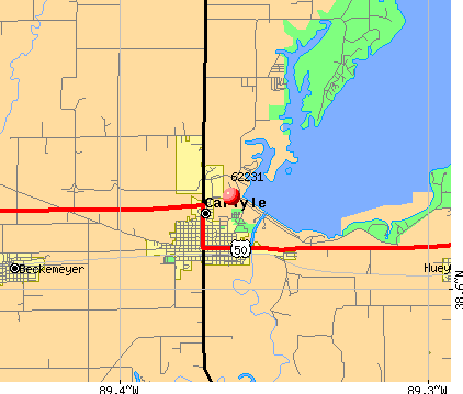 Carlyle, IL (62231) map