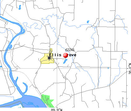 Ellis Grove, IL (62241) map
