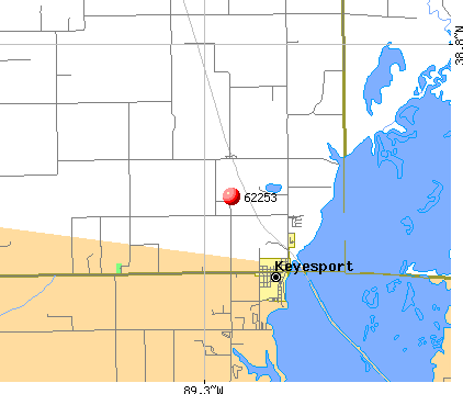 Keyesport, IL (62253) map