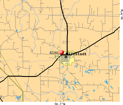 Millstadt, IL (62260) map