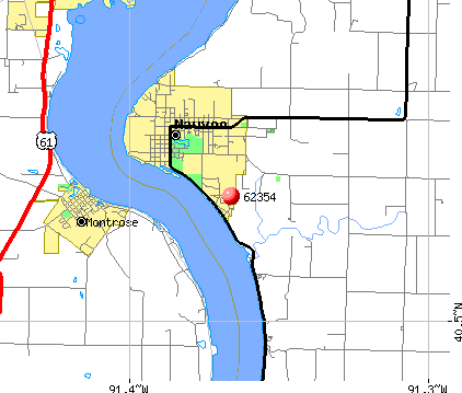 Nauvoo, IL (62354) map
