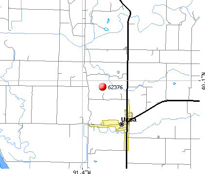 Ursa, IL (62376) map