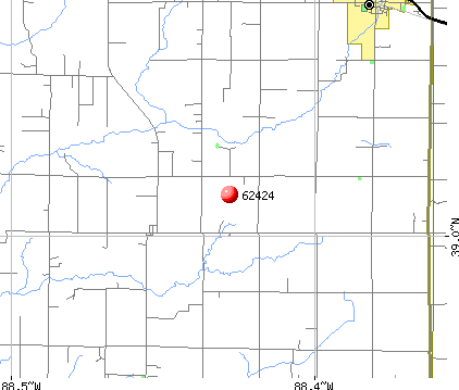 Dieterich, IL (62424) map