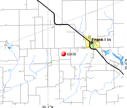 Franklin, IL (62638) map