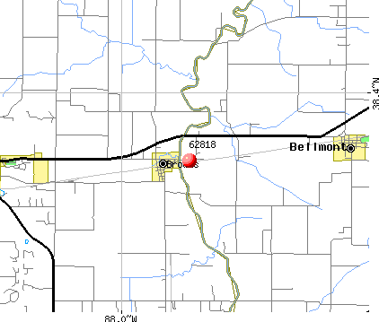 Browns, IL (62818) map