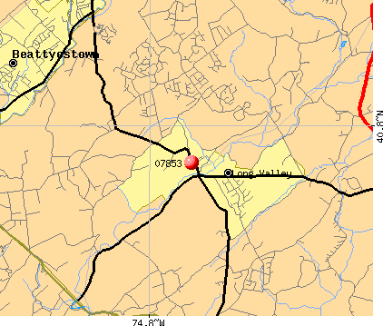 Long Valley, NJ (07853) map