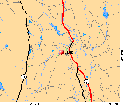 Sheffield, MA (01257) map