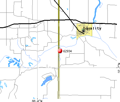 Equality, IL (62934) map