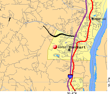 Barnhart, MO (63012) map