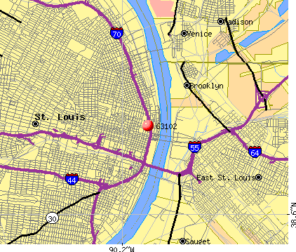 St Louis Zip Code Map - Maping Resources