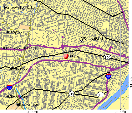 27 St Louis Zip Code Map - Map Online Source