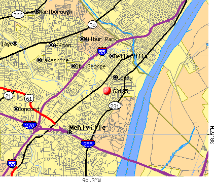 nimrodgazw - zip codes map st louis city