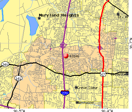 63146 Zip Code (Maryland Heights, Missouri) Profile - homes, apartments