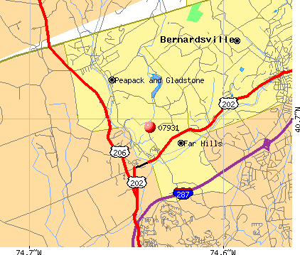 Far Hills, NJ (07931) map