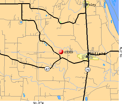 Winfield, MO (63389) map