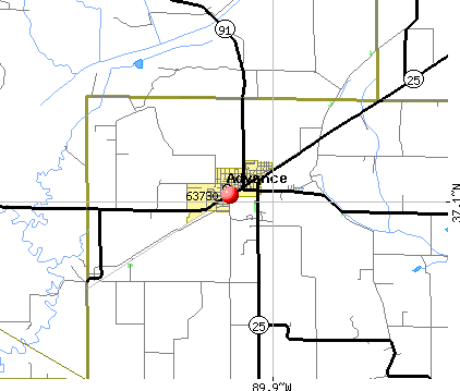 Advance, MO (63730) map