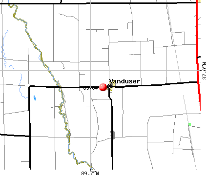 Vanduser, MO (63784) map