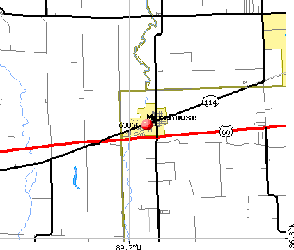 Morehouse, MO (63868) map