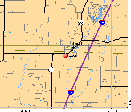 Holt, MO (64048) map