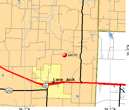 Lone Jack, MO (64070) map