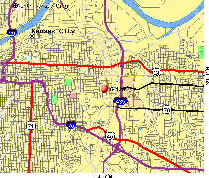 map of kansas city. Kansas City Zip Code Map