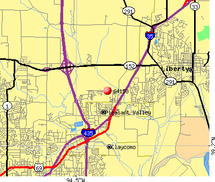 Kansas City, MO (64158) map