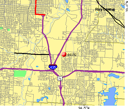 Kansas City, MO (64192) map