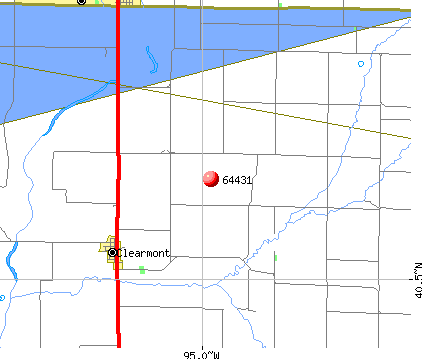 Clearmont, MO (64431) map