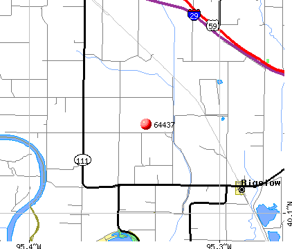 Craig, MO (64437) map