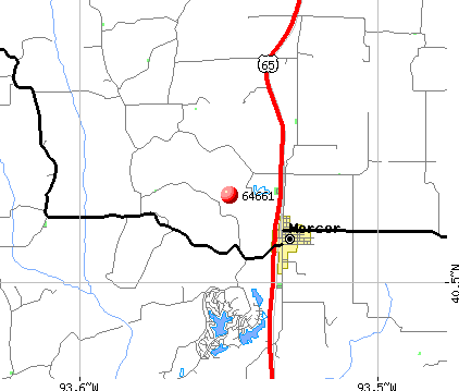 Mercer, MO (64661) map