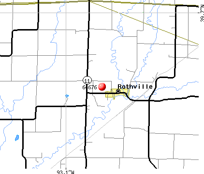 Rothville, MO (64676) map