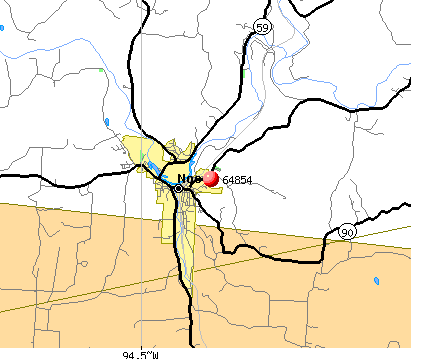 Noel, MO (64854) map