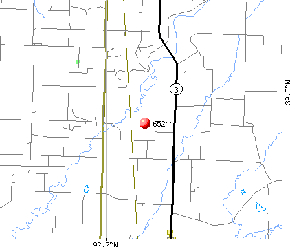 Clifton Hill, MO (65244) map